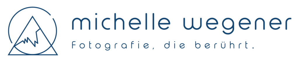 Logo Michelle Wegener Fotografie, die berührt.